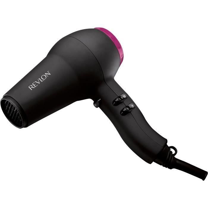 Revlon Secador de Pelo 2000W Iónico Cerámica, Ligero para Secado Rápido, 3 Temperaturas, 2 Velocidades, Aire Frío 5 Revlon Secador de Pelo 2000W Iónico Cerámica, Ligero para Secado Rápido, 3 Temperaturas, 2 Velocidades, Aire Frío 5