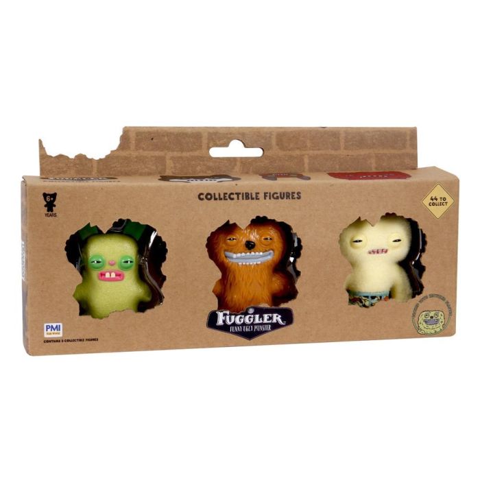 Bizak Fuggler Pack de 3 Figuras - Criaturas con diseños únicos y dientes extraños, coleccionables, a partir de 4 años 3 Bizak Fuggler Pack de 3 Figuras - Criaturas con diseños únicos y dientes extraños, coleccionables, a partir de 4 años 3