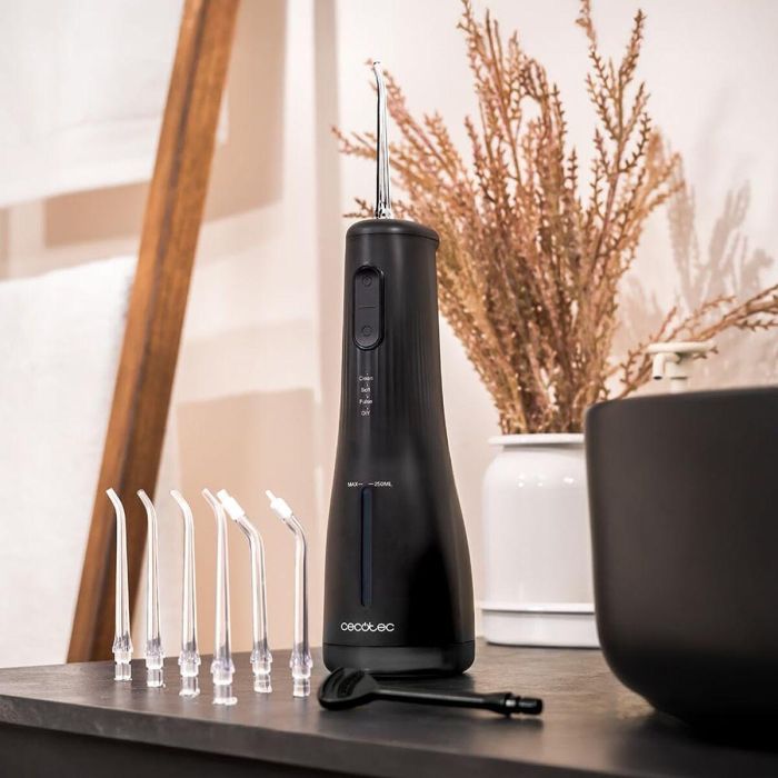 Irrigador Dental Cecotec Jet Liberty Negro 250 ml 4 Irrigador Dental Cecotec Jet Liberty Negro 250 ml 4