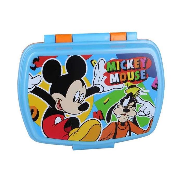 Sandwichera Safta Escolar 170x133x56 mm Mickey Mouse Happy Smiles 3 Sandwichera Safta Escolar 170x133x56 mm Mickey Mouse Happy Smiles 3