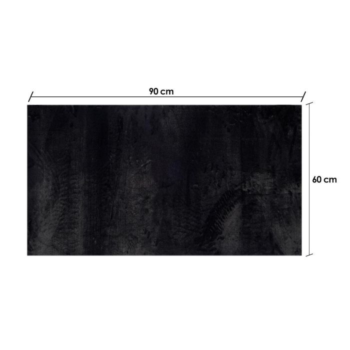 Alfombra Soft Negro 80X140Cm Giftdecor (9 Unidades) 1 Alfombra Soft Negro 80X140Cm Giftdecor (9 Unidades) 1