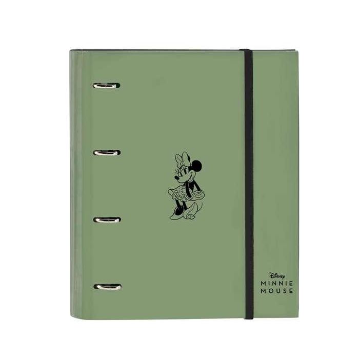 Safta Minnie Mouse "Mint Shadow" Carpeta Anillas 35mm Verde Militar 27x32x3,5 1 Safta Minnie Mouse "Mint Shadow" Carpeta Anillas 35mm Verde Militar 27x32x3,5 1