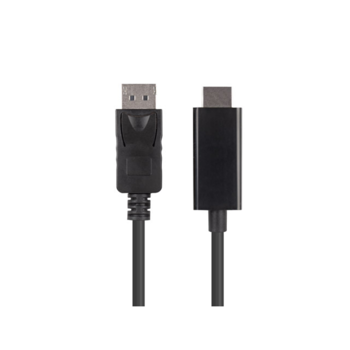 Lanberg CA-DPHD-11CC-0030-BK cambiador de género para cable DisplayPort HDMI Negro Lanberg CA-DPHD-11CC-0030-BK cambiador de género para cable DisplayPort HDMI Negro