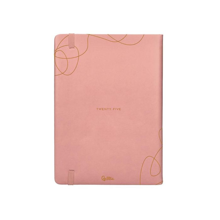 Agenda Encuadernada Liderpapel Efira A5 2025 Dia Pagina Color Rosa Nude Papel 70 gr 2