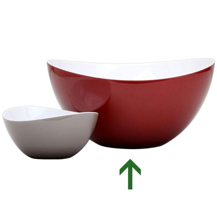 Home Deco Factory Ensaladera Bicolor Diámetro 26 cm Capacidad 3 L 5 Home Deco Factory Ensaladera Bicolor Diámetro 26 cm Capacidad 3 L 5