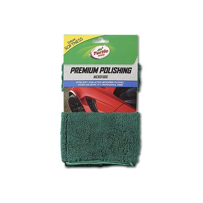 Turtle Wax TW53310 Paño de Microfibra Pulidora y Limpieza Premium, Doble Cara, Sin Rayones, para Coche y Superficies Sensibles