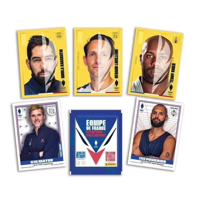 Blíster de 7 bolsillos - PANINI - Equipo francés Juegos Olímpicos 2024 - 42 pegatinas 2 Blíster de 7 bolsillos - PANINI - Equipo francés Juegos Olímpicos 2024 - 42 pegatinas 2
