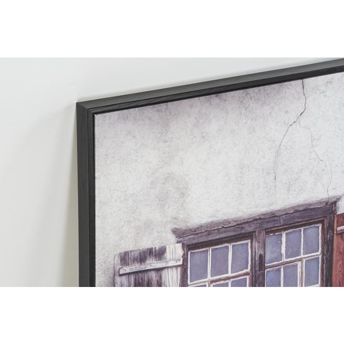 DKD Home Decor Cuadro de Pared Cottage Puerta Gris Beige Alto 70 Ancho 50 Fondo 2,8 cm Pack de 2 Unidades Modelo Aleatorio 1