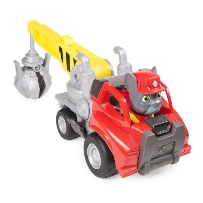 Spin Master 6066539 - Paw Patrol Equipo Rubble Vehículo Camión Grúa Charger con Grúa Extensible, +3 Años Spin Master 6066539 - Paw Patrol Equipo Rubble Vehículo Camión Grúa Charger con Grúa Extensible, +3 Años