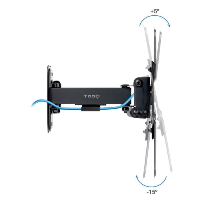 TOOQ SOPORTE PARED PANTALLAS 13-43" GIRA/INCLI NEGRO 1 TOOQ SOPORTE PARED PANTALLAS 13-43" GIRA/INCLI NEGRO 1
