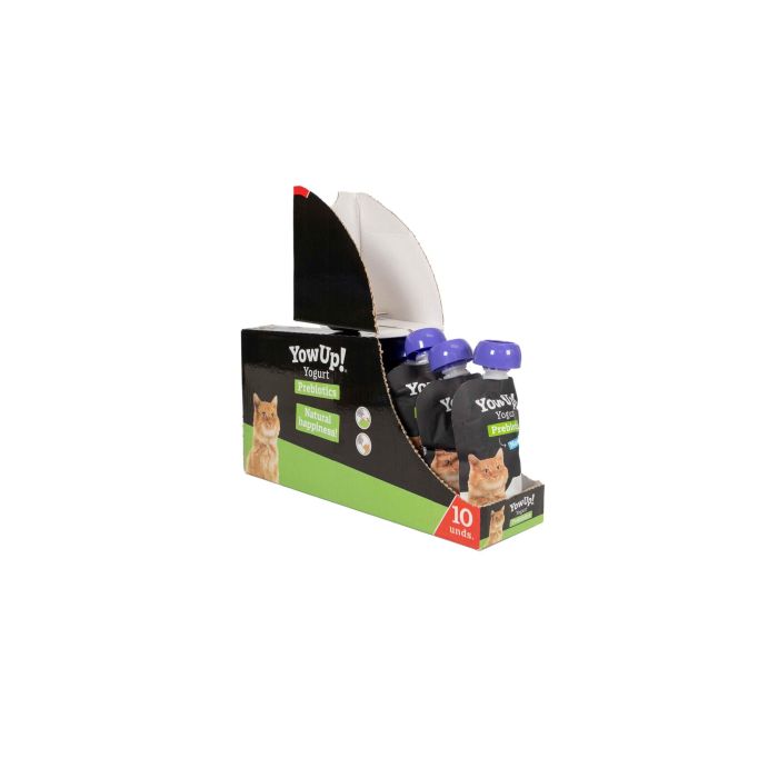 Yow Up! 8437023761014 Yogur para Gatos y Gatitos, Sin Lactosa, 0% Grasa, Con Prebióticos y Calcio, 85 gr x 10 Unidades 2 Yow Up! 8437023761014 Yogur para Gatos y Gatitos, Sin Lactosa, 0% Grasa, Con Prebióticos y Calcio, 85 gr x 10 Unidades 2