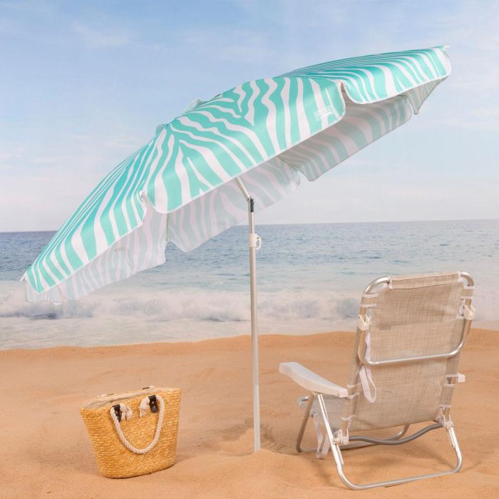 Sombrilla de playa Aktive Azul 200 x 195 x 200 cm (6 Unidades) 5 Sombrilla de playa Aktive Azul 200 x 195 x 200 cm (6 Unidades) 5