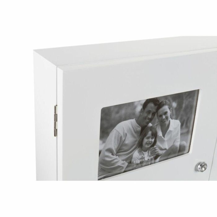 Tapa DKD Home Decor Portafotos Contador Blanco (46 x 32 x 8 cm) 1