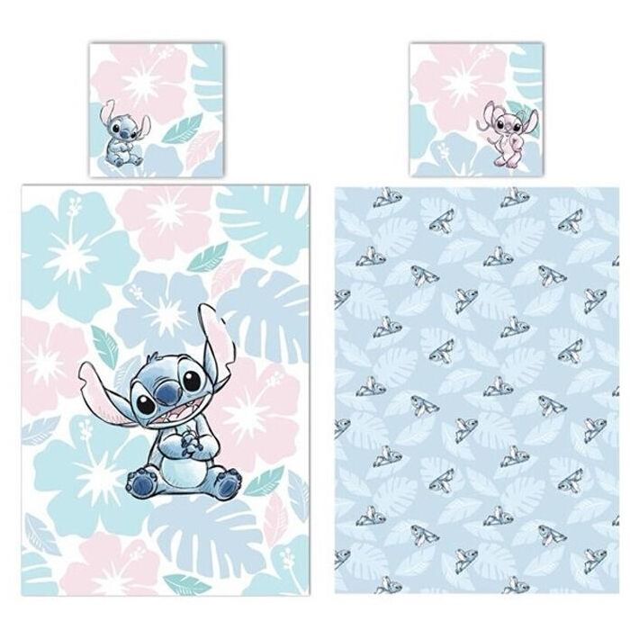 Funda Nordica Stitch Disney Cama 135cm Polycotton 240x220cm Funda Almohada 65x65cm
