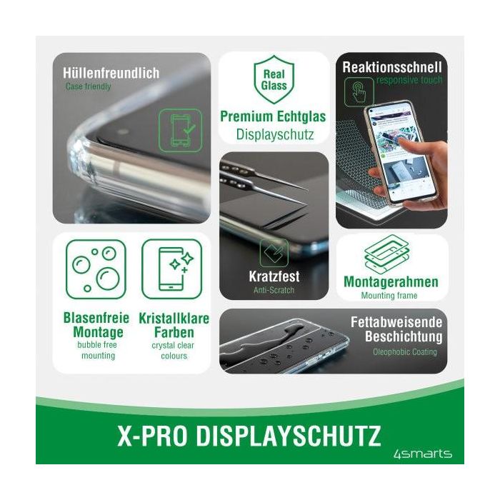 4smarts Second Glass X-Pro Full Cover iPhone 16e. 14. 13.13Pro 1