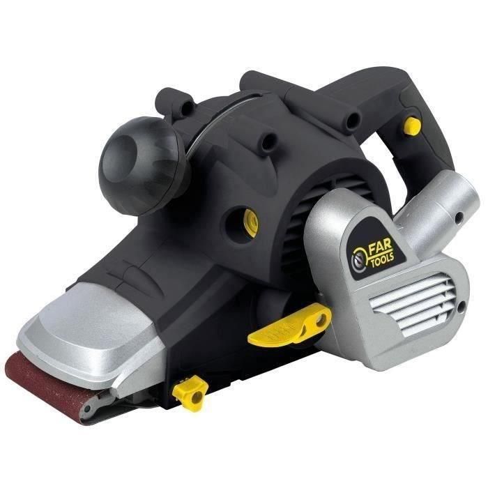 Fartools Lijadora eléctrica de banda abrasiva 1010 W, 76x533 mm, 360 m/min, Velocidad variable, Bolsa colectora de polvo Fartools Lijadora eléctrica de banda abrasiva 1010 W, 76x533 mm, 360 m/min, Velocidad variable, Bolsa colectora de polvo
