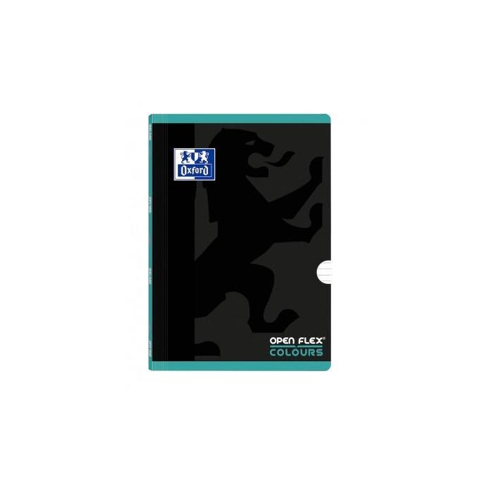 Oxford Libreta Grapada Openflex Colour A4 90 gr 1 Línea 2M Tapa de Plástico Pack 10 Ud Ice Mint