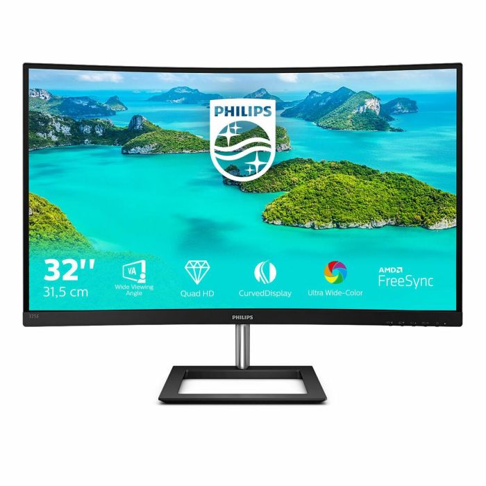 Philips Monitor Profesional Curvo 325E1C 31.5" QHD Negro Ultra Wide-Color AMD FreeSync Flicker-Free LowBlue Mode 15 Philips Monitor Profesional Curvo 325E1C 31.5" QHD Negro Ultra Wide-Color AMD FreeSync Flicker-Free LowBlue Mode 15