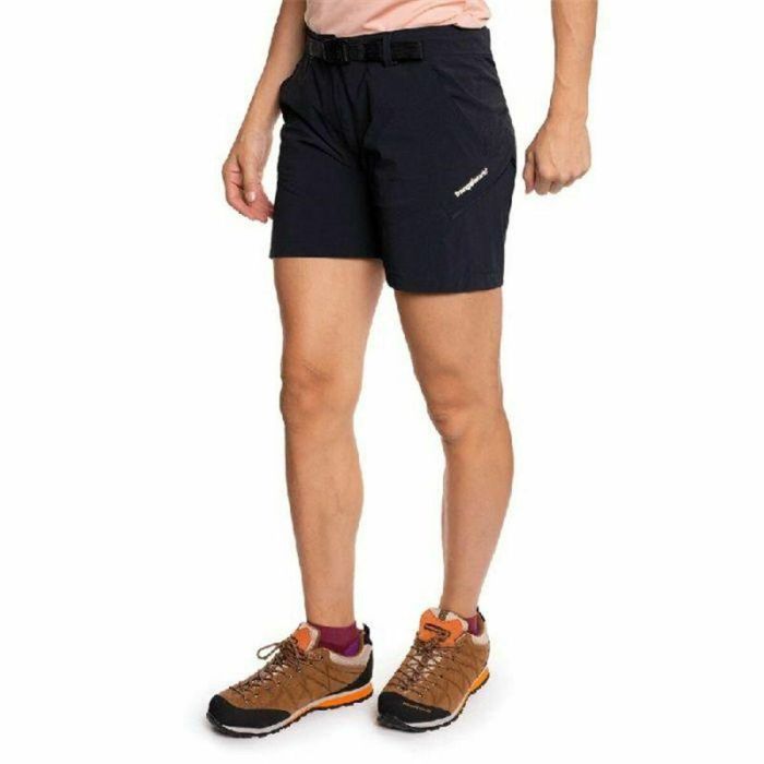 Pantalones Cortos Deportivos para Mujer Trangoworld Yittu Negro 4 Pantalones Cortos Deportivos para Mujer Trangoworld Yittu Negro 4