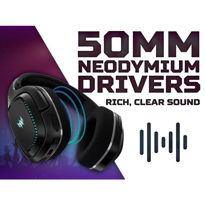 Acer Predator Galea 550 Gaming Headset Auriculares para Juegos 4