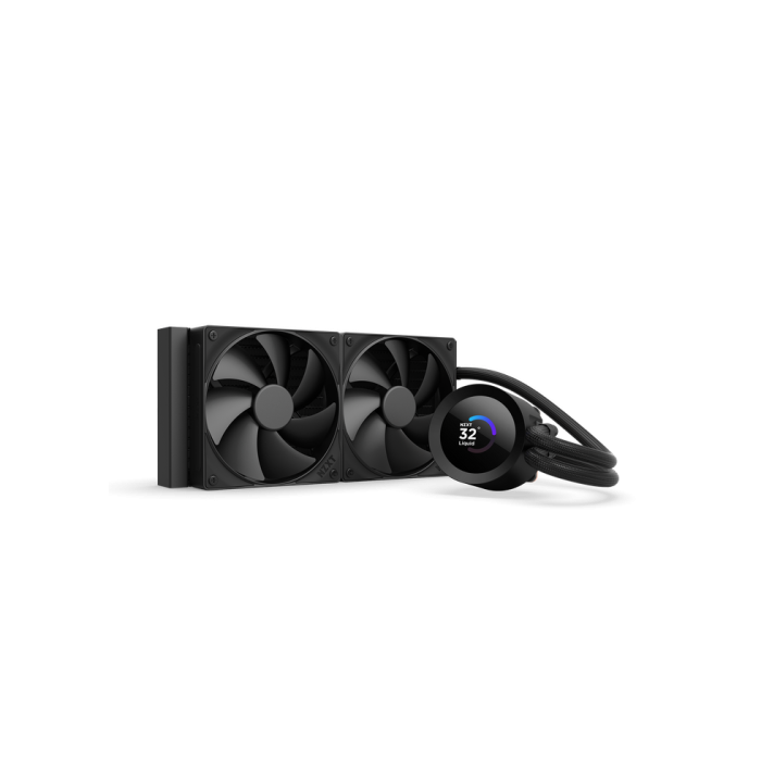 NZXT Kraken 240 V2 RL-KN240-B2 - Refrigeración Líquida AIO 240mm con Pantalla 1.54" - Compatible Intel/AMD