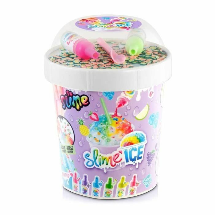 Canal Toys SSC 300 Mega Vaso Slime Ice con 2 tintes perfumados y adornos 1