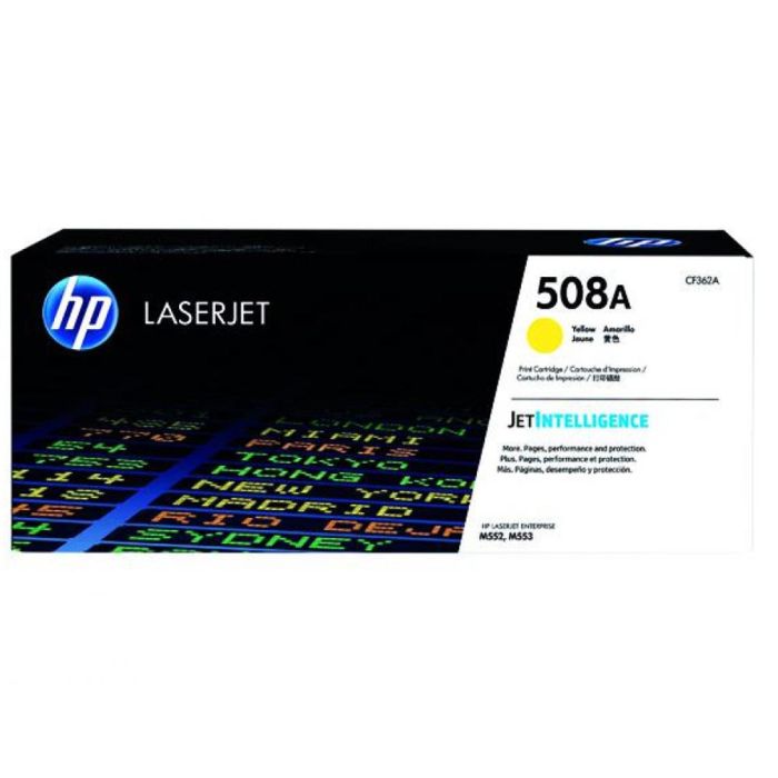 Hp Laserjet M553 Toner 508A Amarillo 1