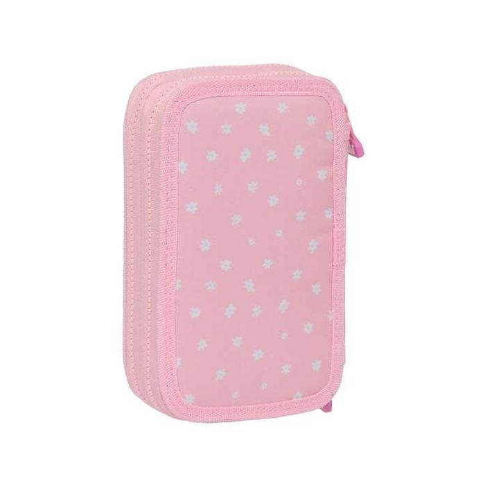 Plumier Doble Glow Lab Sweet home Rosa 12.5 x 19.5 x 4 cm (28 piezas) 2 Plumier Doble Glow Lab Sweet home Rosa 12.5 x 19.5 x 4 cm (28 piezas) 2