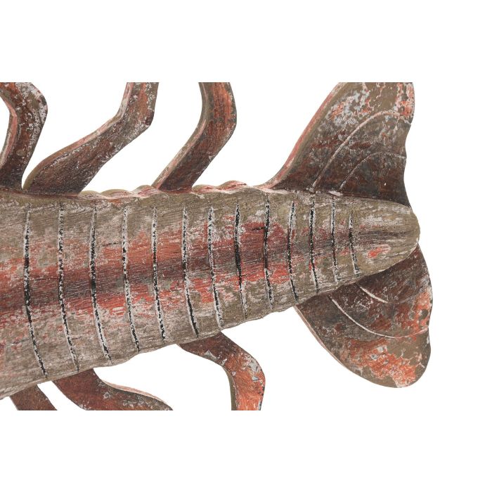 DKD Home Decor Decoración Pared Rojo Azul 2.5 x 25 x 60 cm (2 Unidades) Paulownia Metal DKD Home Decor Decoración Pared Rojo Azul 2.5 x 25 x 60 cm (2 Unidades) Paulownia Metal