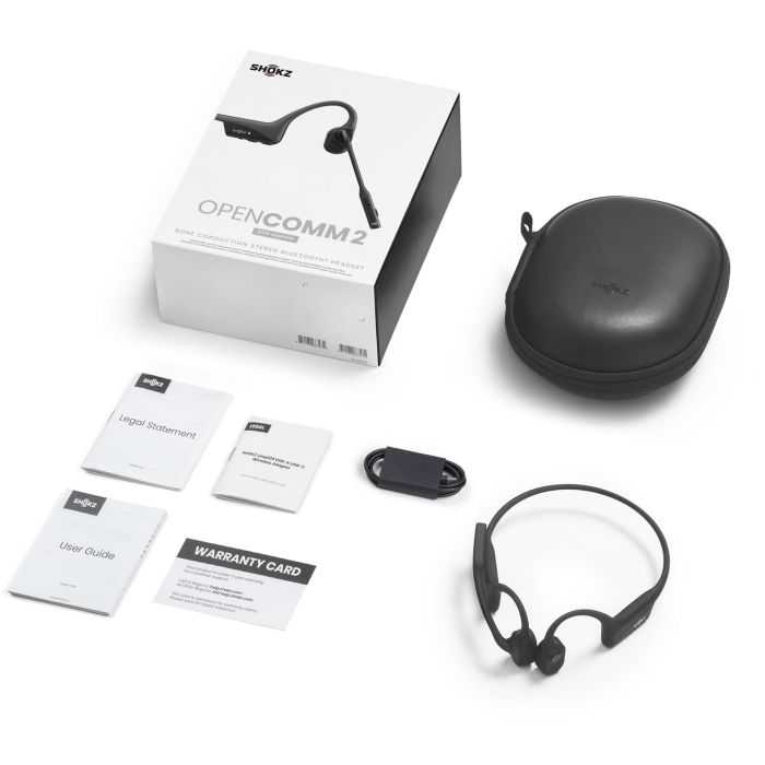 Shokz OpenComm2 Auriculares Bluetooth con Conducción Ósea y Puerto USB-C 6