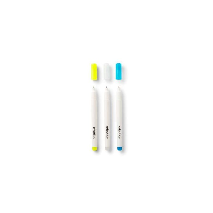 Cricut 2009381 bolígrafo de gel Bolígrafo de gel con tapa Azul, Blanco, Amarillo 3 pieza(s) 1 Cricut 2009381 bolígrafo de gel Bolígrafo de gel con tapa Azul, Blanco, Amarillo 3 pieza(s) 1