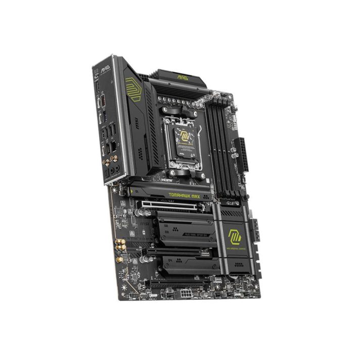 MSI MAG B850 TOMAHAWK MAX WiFi Placa Base ATX AMD Zócalo AM5 B850 DDR5 Wi-Fi 7 para Ryzen 7000/8000/9000 Series 5 Gigabit Ethernet 3 MSI MAG B850 TOMAHAWK MAX WiFi Placa Base ATX AMD Zócalo AM5 B850 DDR5 Wi-Fi 7 para Ryzen 7000/8000/9000 Series 5 Gigabit Ethernet 3