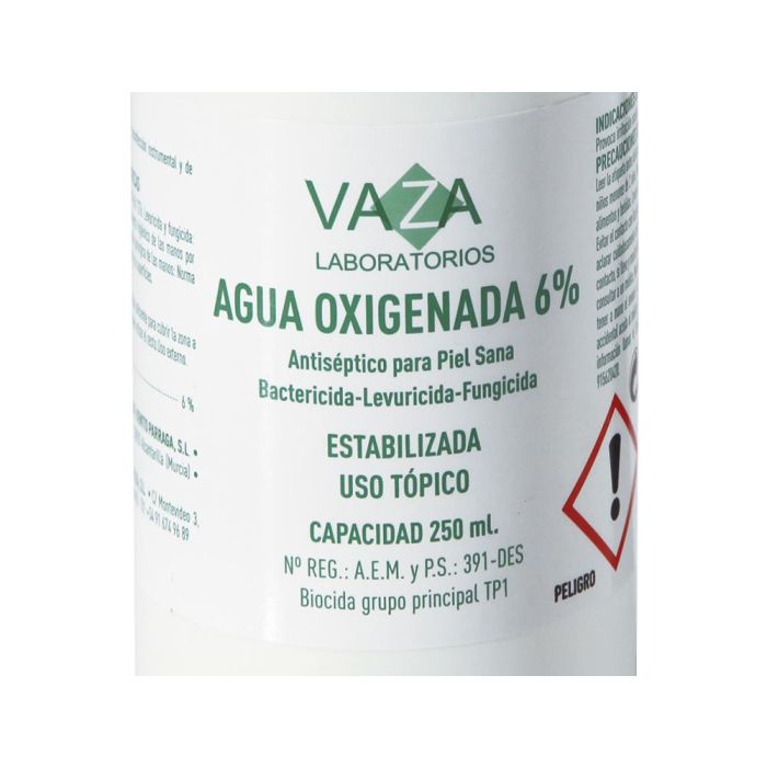 Agua Oxigenada Vaza Bote De 250 mL 2