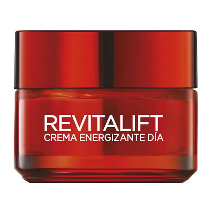 L'Oréal Paris Revitalift Ginseng Rojo Crema Día Energizante Reafirmante Antifatiga Pro-Retinol Avanzado Mujer 50 ml