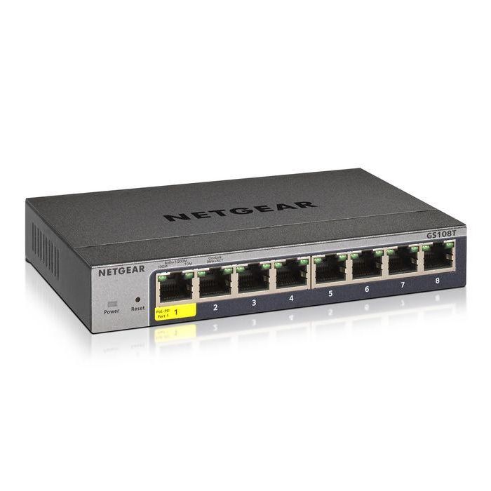 NETGEAR GS108Tv3 Switch Gestionable Smart Pro de 8 Puertos Gigabit Ethernet para Redes de Empresa 0 NETGEAR GS108Tv3 Switch Gestionable Smart Pro de 8 Puertos Gigabit Ethernet para Redes de Empresa 0