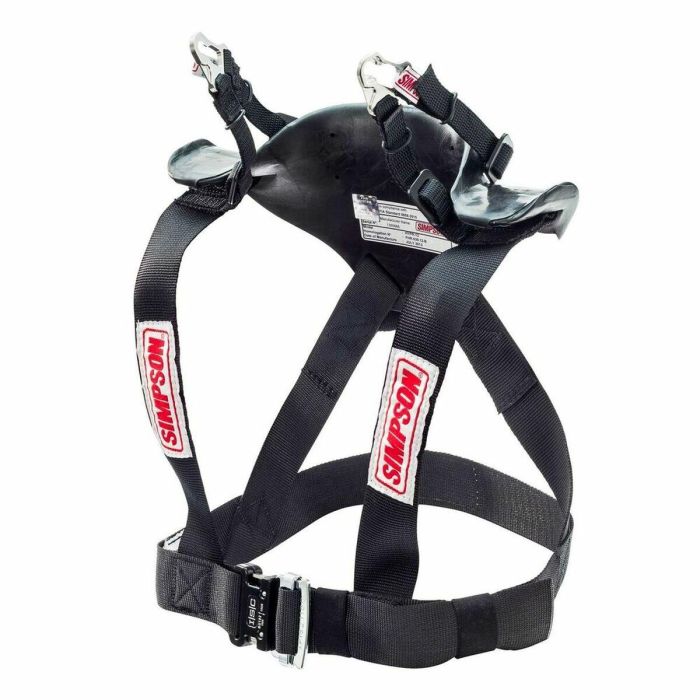 Simpson SIHS.LRG.11.PA.FIA Hans Hybrid Sport Large Anclaje Estándar SFI, Polímero de Carbono. Sistema de Seguridad para Carreras.