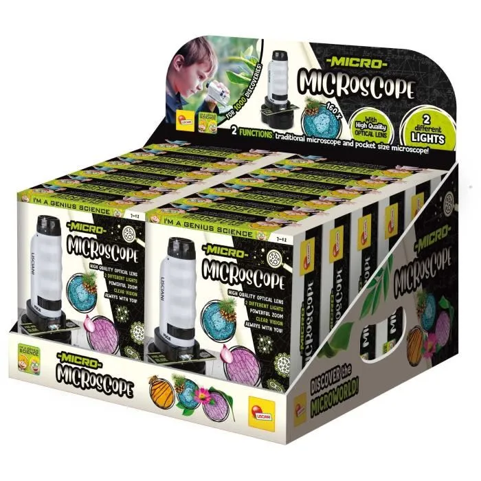 Lisciani Giochi Microscopio Portátil - SOY UN GENIO - Aumento Potente LIS8008324105557 1 Lisciani Giochi Microscopio Portátil - SOY UN GENIO - Aumento Potente LIS8008324105557 1