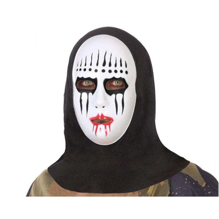 Máscara Blanca de PVC para Espíritu o Alma en Pena - Ideal para Halloween y Eventos de Terror