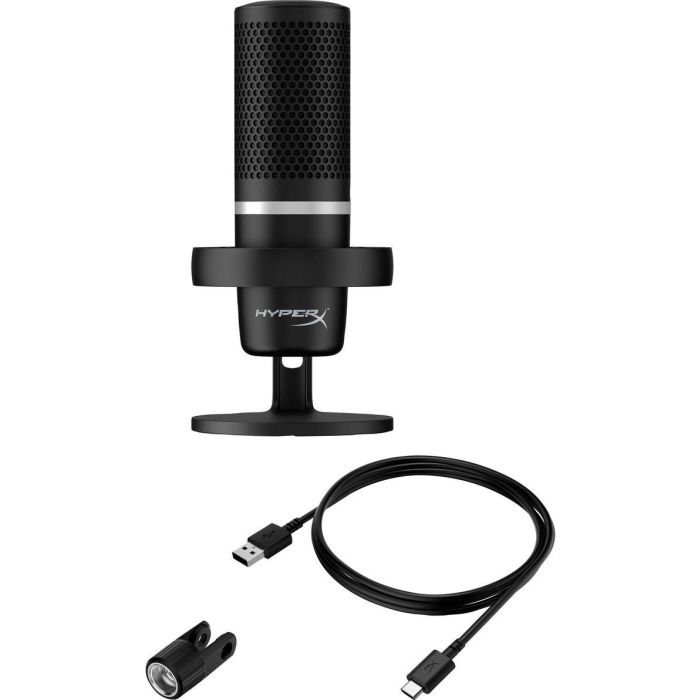 HP HyperX DuoCast - USB Microphone (Black) - RGB Lighting, 32 Ω, 24-bit/96kHz 3 HP HyperX DuoCast - USB Microphone (Black) - RGB Lighting, 32 Ω, 24-bit/96kHz 3