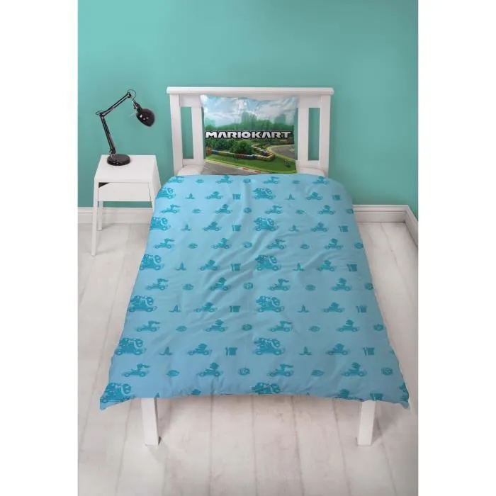 Mario Bros Juego de Cama Mario II Microfibra 1 funda nórdica 140 x 200 cm + 1 funda de almohada 63 x 63 cm 4 Mario Bros Juego de Cama Mario II Microfibra 1 funda nórdica 140 x 200 cm + 1 funda de almohada 63 x 63 cm 4