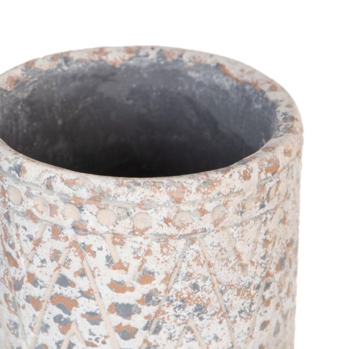 Macetero Cemento Decoración 11,30 X 11,30 X 17 cm