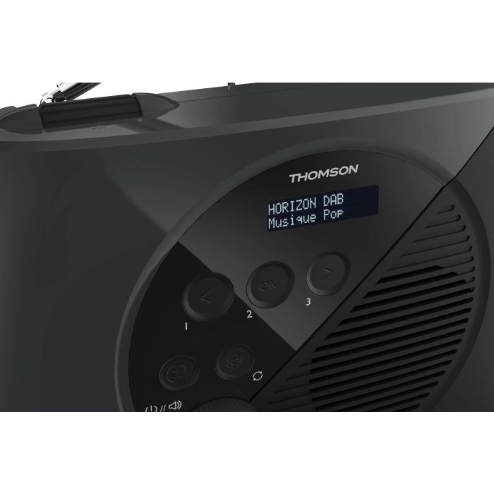 Thomson AAAYF54173 Radio DAB/FM Digital Portátil Gris y Negro con Sintonizador PLL y Pantalla LCD 2 Thomson AAAYF54173 Radio DAB/FM Digital Portátil Gris y Negro con Sintonizador PLL y Pantalla LCD 2