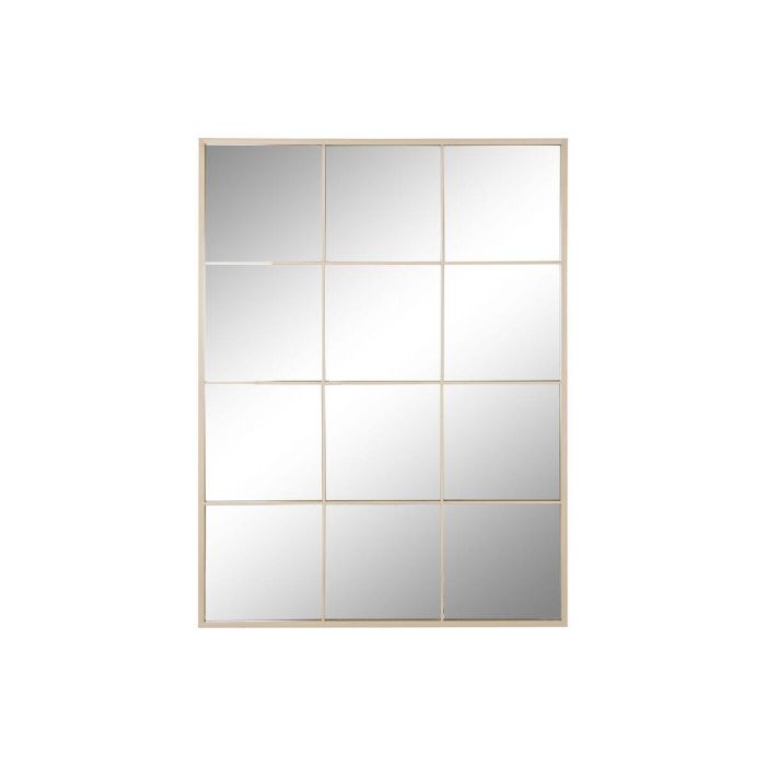 Espejo de pared Home ESPRIT Beige Cristal Hierro Espejo Ventana Scandi 90 x 1 x 120 cm Espejo de pared Home ESPRIT Beige Cristal Hierro Espejo Ventana Scandi 90 x 1 x 120 cm