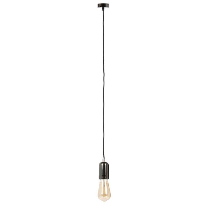 Home Deco Light Lámpara Colgante Bistrot Indus Aluminio Negro Estilo Industrial Vintage Cable 1m Para Bombillas E27 Max40W 1