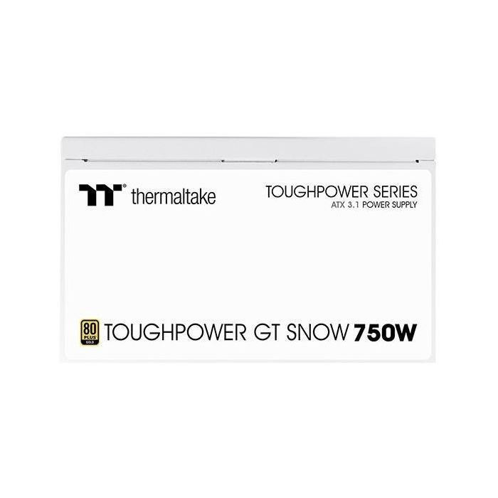 Thermaltake Toughpower GT Snow Fuente Alimentación PC 750W 80 PLUS Gold Modular Blanca 5