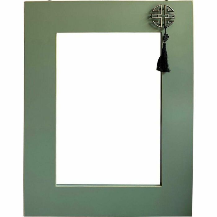 Espejo de pared DKD Home Decor Rojo Verde Dorado Oriental 70 x 2 x 90,5 cm 1