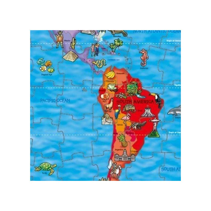 Mapa del mundo - Puzzle - HUERTO 3 Mapa del mundo - Puzzle - HUERTO 3