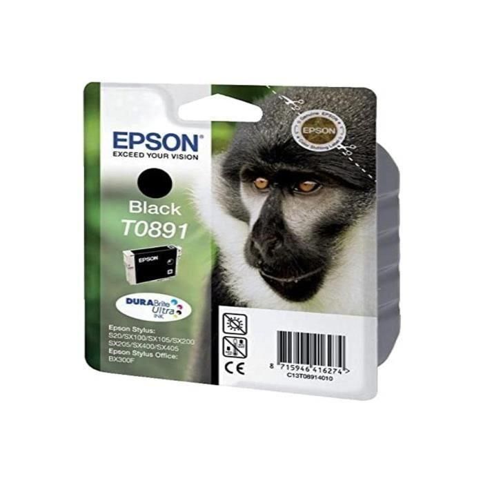 Ink-Jet Epson 891 Negro Stylus S20 - Sx-100 - Sx-110 1 Ink-Jet Epson 891 Negro Stylus S20 - Sx-100 - Sx-110 1