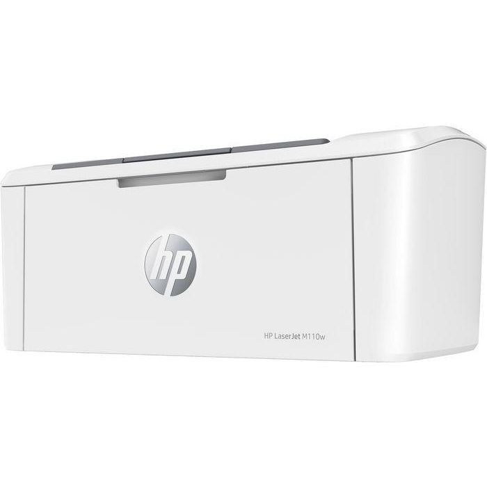 HP LaserJet M110w - Impresora láser monocroma, WiFi, compacta, 20 ppm, resolución 600x600 ppp, compatible con AirPrint 2