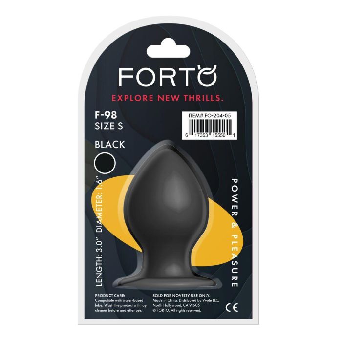 Plug Anal Forto Negro 2 Plug Anal Forto Negro 2